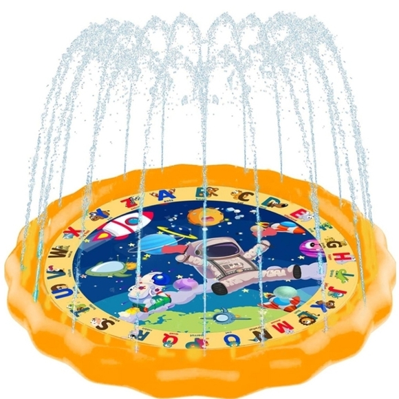 Scientoy 68" Space Themed Splash Pad for Kids - Picture 3 of 5